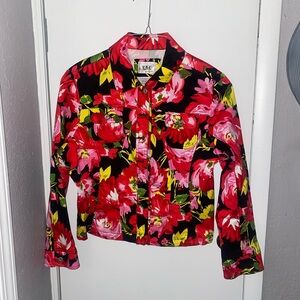 Live a little floral jacket